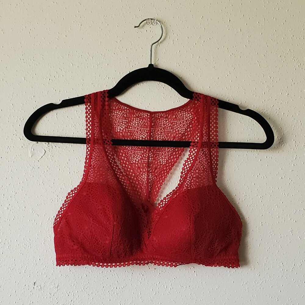 EUC M Lacey Victoria's Secret Bralette Bold Red